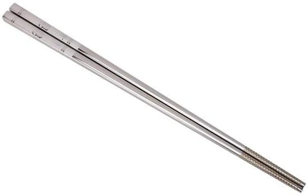 Baguettes inox antidérapantes : fini les sushis qui glissent - Lot de 2