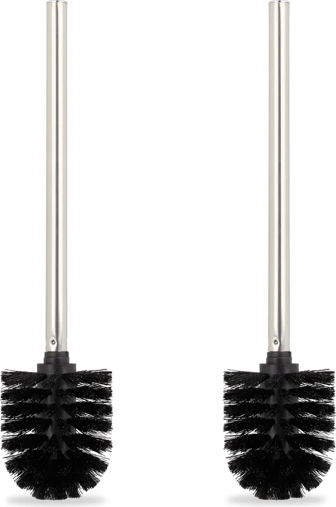 Pacco Scorta 8 Scopini WC Relaxdays Neri: Convenienza e Igiene