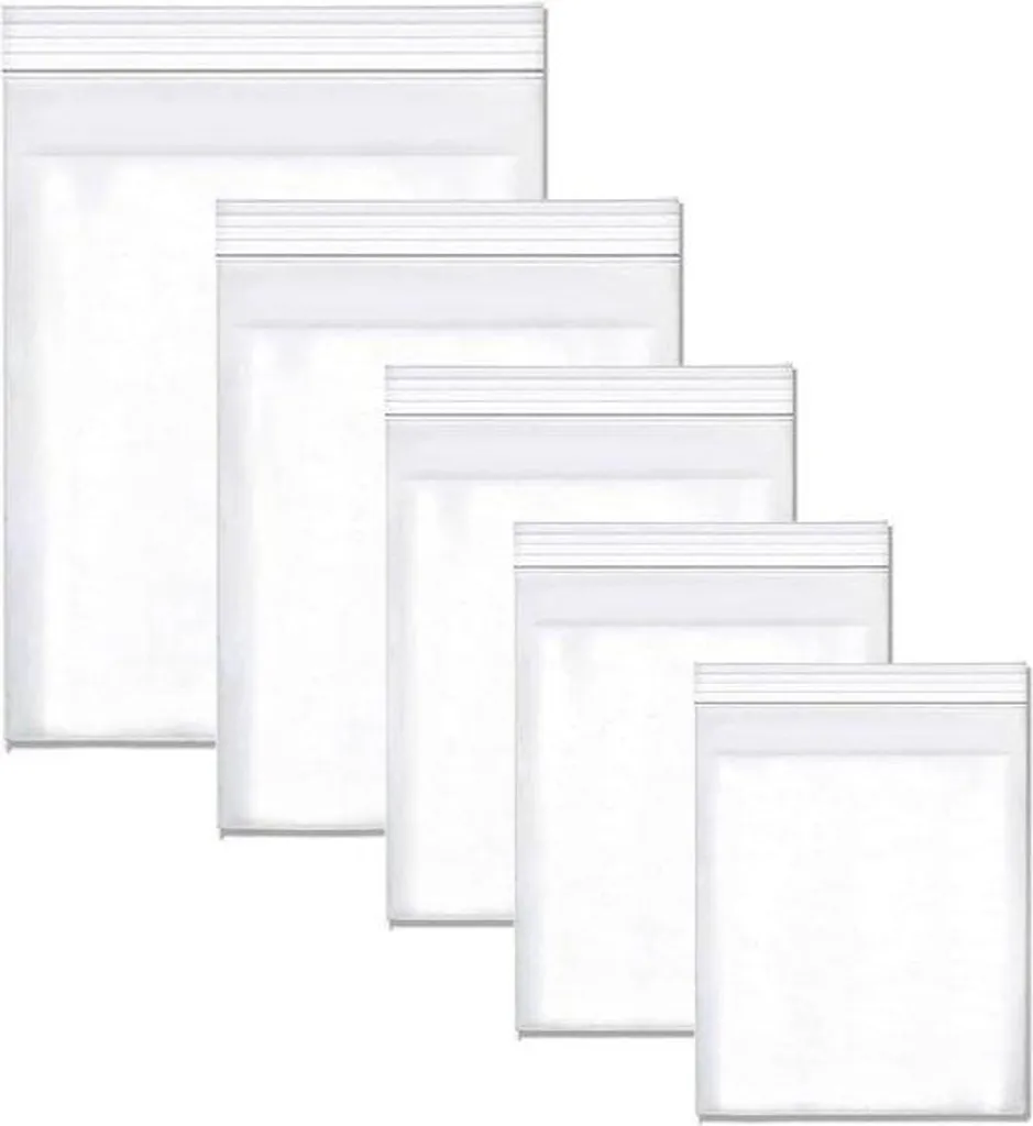 Sac Zip de Transport et Stockage - 500 Sachets Plastiques Hermétiques
