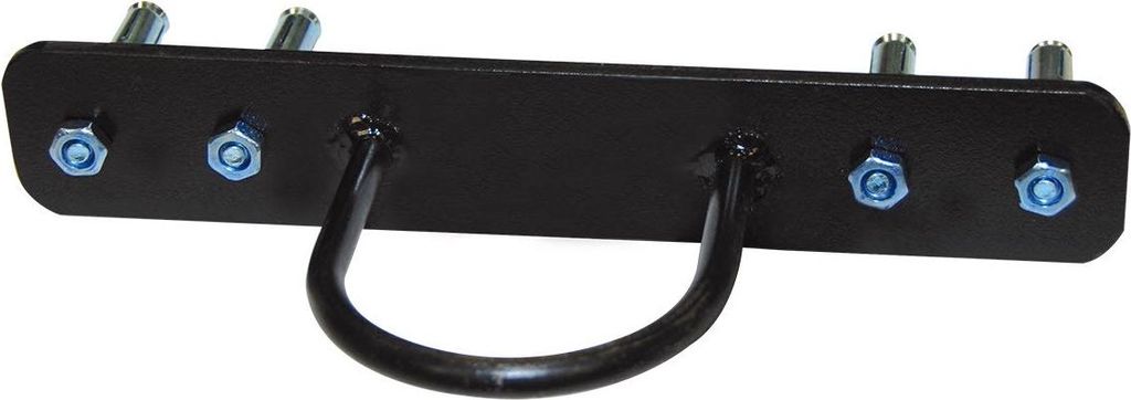 Wandhalterung für Battleropes aus Metall, 25 x 5 x 0.57 cm, für Seile bis 5 cm Durchmesser