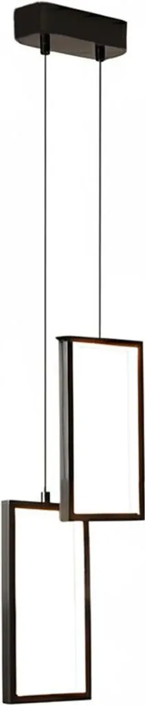Lampadario Toolight LHJ085-2CP Black: Sospensione LED Moderna e Minimal - 2