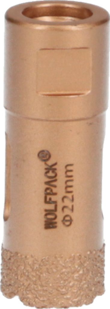 WOLFPACK LINEA PROFESIONAL - Diamantkrone für Schleifer Ø 22 mm. M14 Gewindeanschluss. Schneiden Dry