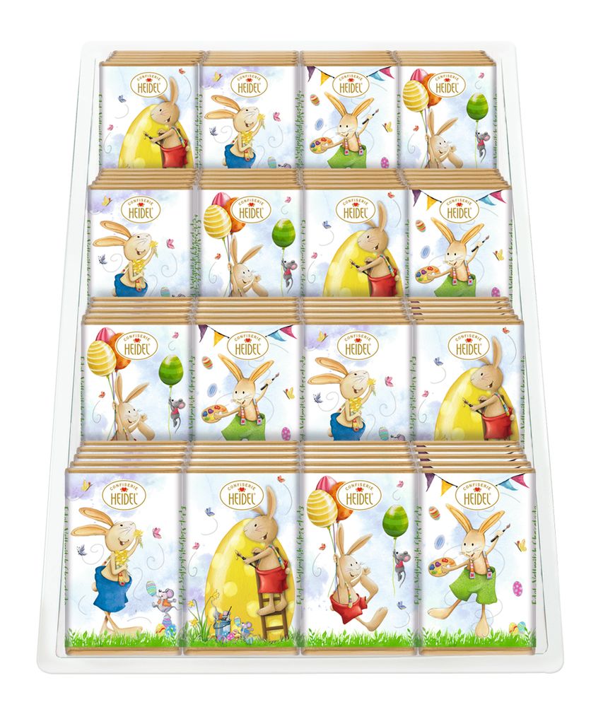Heidel 'Ostergrüße' Täfelchen 108x10g