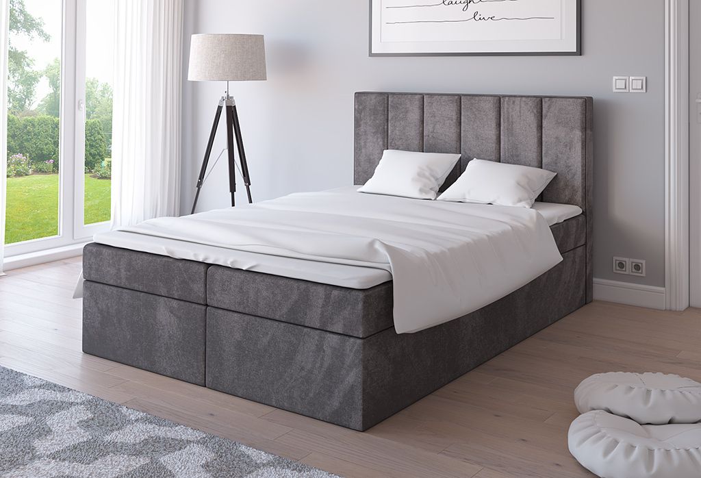 Boxspringbett Schlafzimmerbett CORNELIS 160x200cm inkl.Bettkasten
