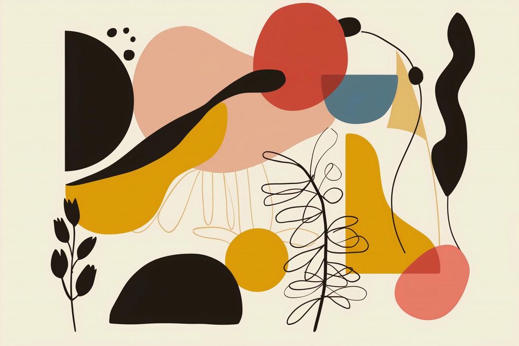 Plakat 60x40cm Farbensymphonie