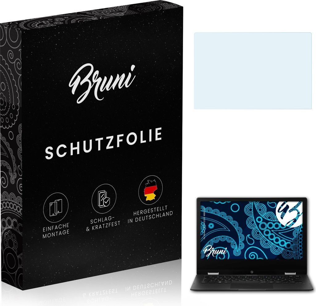 Bruni Basics-Clear 2x Schutzfolie kompatibel mit Medion AKOYA E2291 (MD62145) Folie