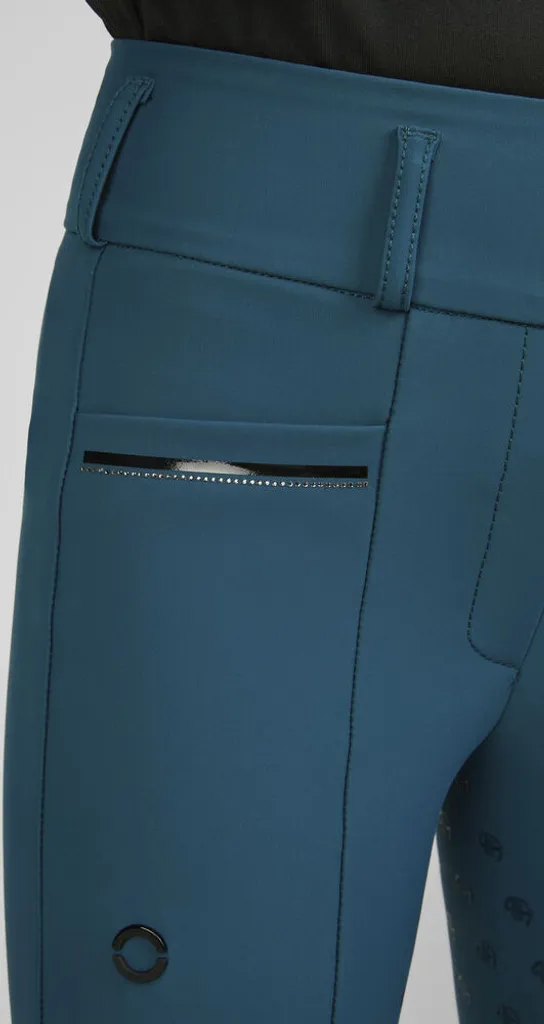Pantalon d'Équitation Enfant Pikeur Lilith pour Entraînement Deep Ocean 152