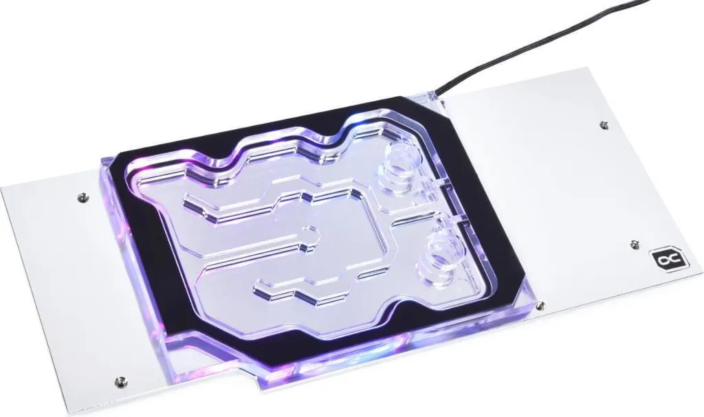 Plaque arrière rigide Alphacool 13042 en aluminium noir pour GPU PC