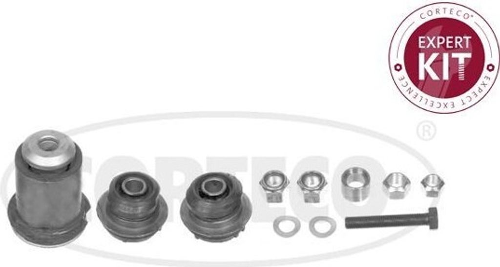 CORTECO 49398818 Reparatursatz Radaufhängung Querlenker passend für MERCEDES-BENZ S-Klasse Limousine (W140) Vorne Unten