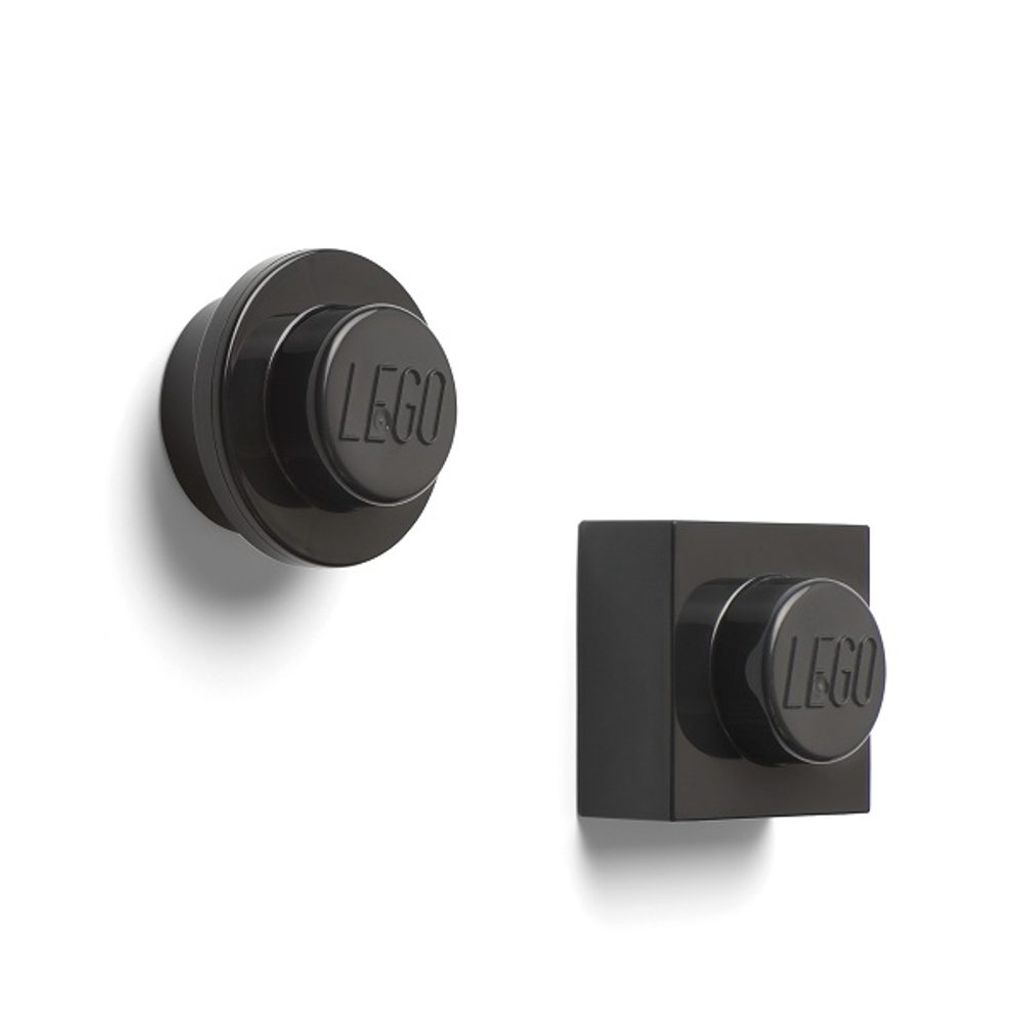 LEGO -Magnete, 2er-Set - schwarz