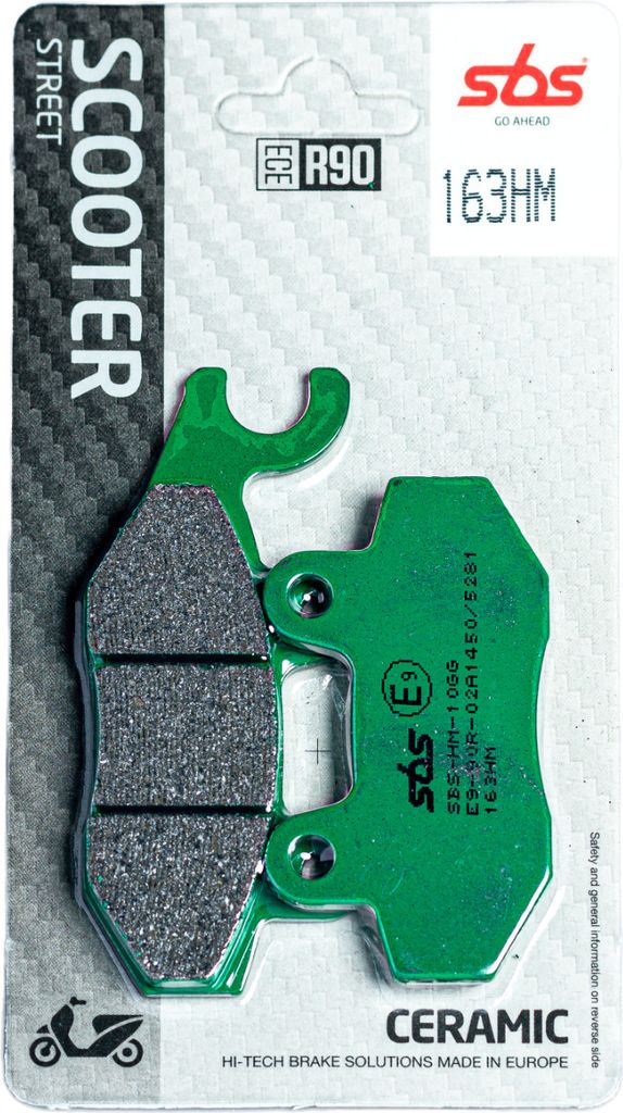 Scooterbelag SBS 163HM (Satz pro Scheibe) Street Ceramic Produktbild 