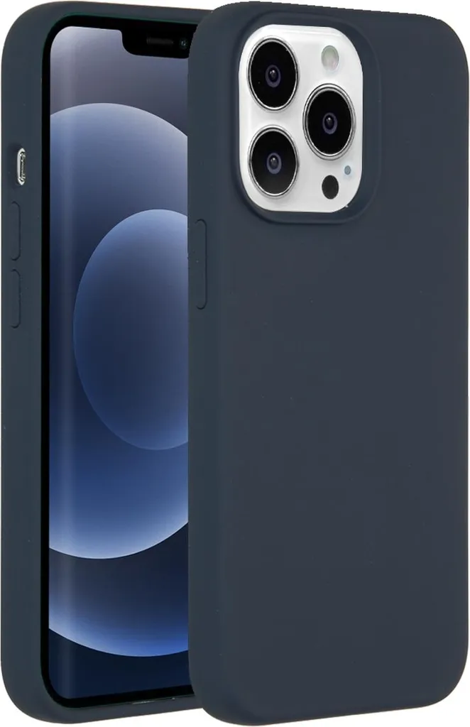 Cover Accezz iPhone 13 Pro Silicone Blu Scuro - Protezione Slim