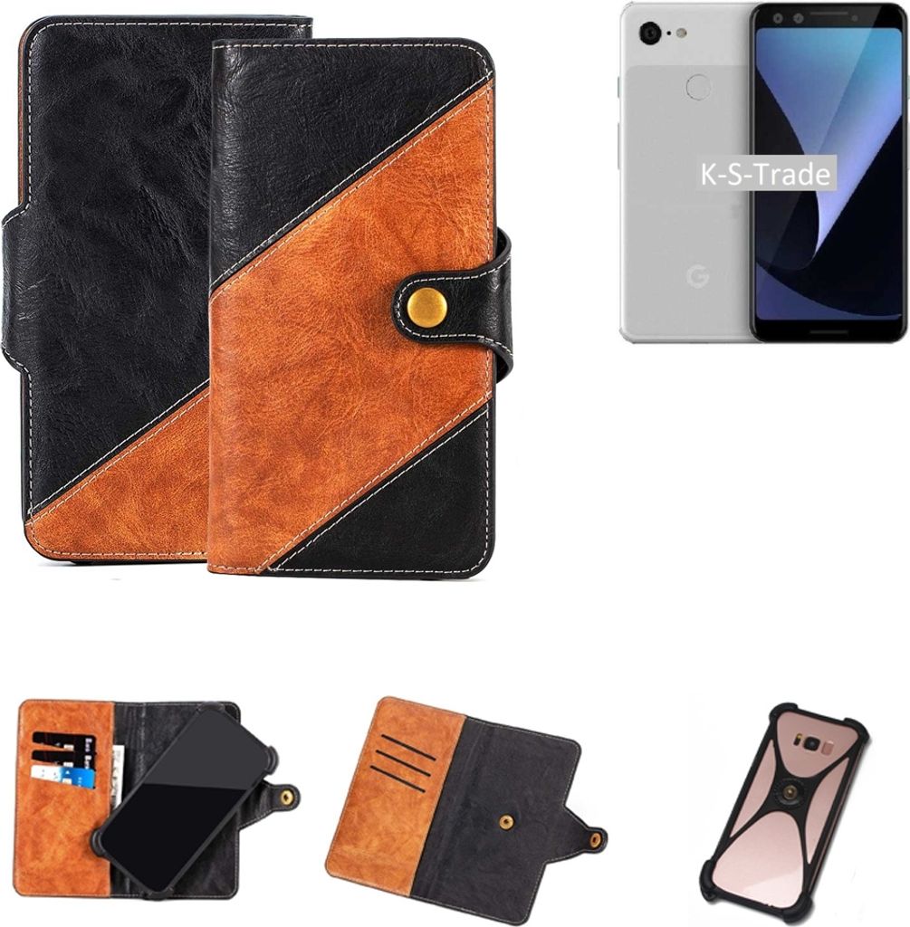K-S-Trade Handyhülle Schutzhülle Bookstyle Case Wallet-Case Produktbild 