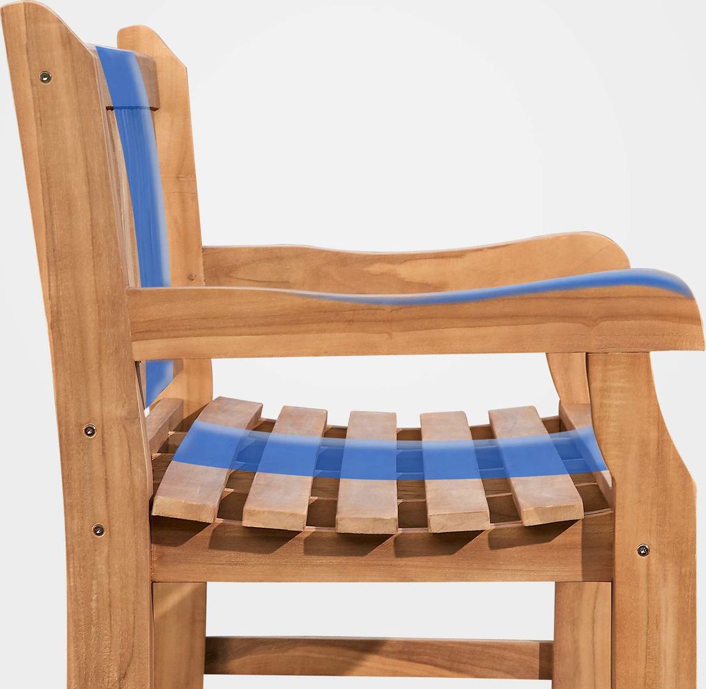 CLP Teakbank Jackson V2,teak 120 cm Produktbild 6