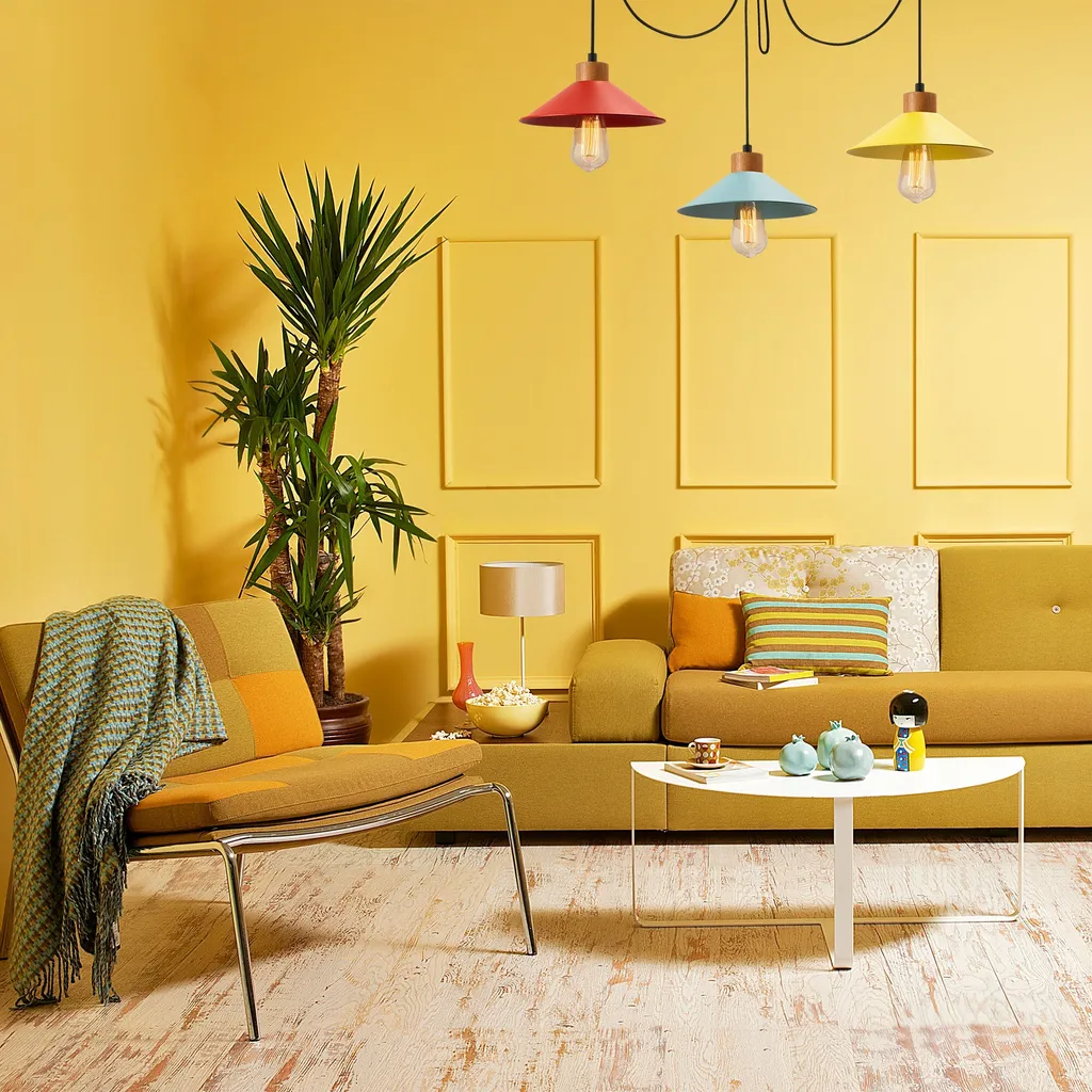 Opviq, Manavgat - N-553, Lampadario, Multicolore, Metallo, 114 x 24 x 100 cm