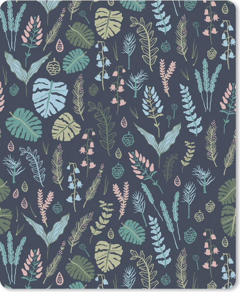 MuchoWow® Mauspad Mousepad Muster - Dschungel - Monstera - Produktbild 