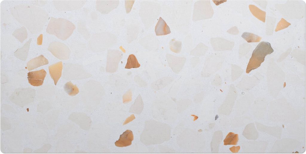Terrazzo In Pastelltönen– Schreibtischunterlage – Schreibtisch Tischunterlage – 90x45 cm – Unterlage Groß Schreibtischmatte