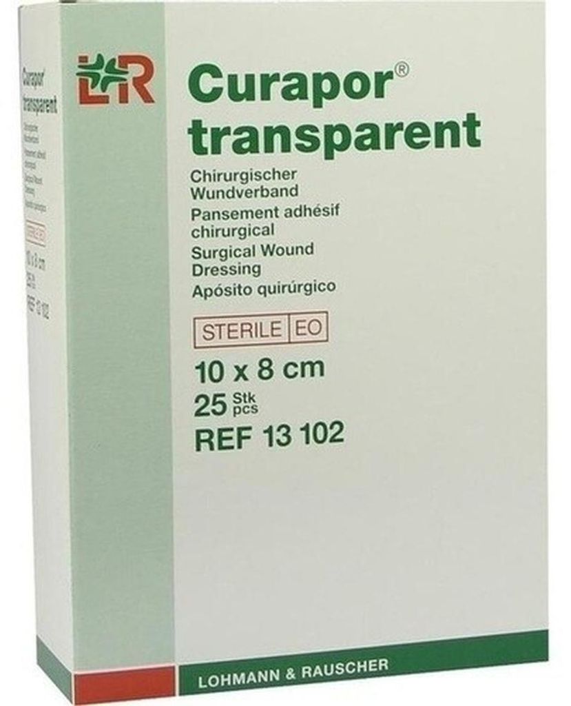Curapor wondverband, transparant, steriel, 25 stuks, Productafbeelding 