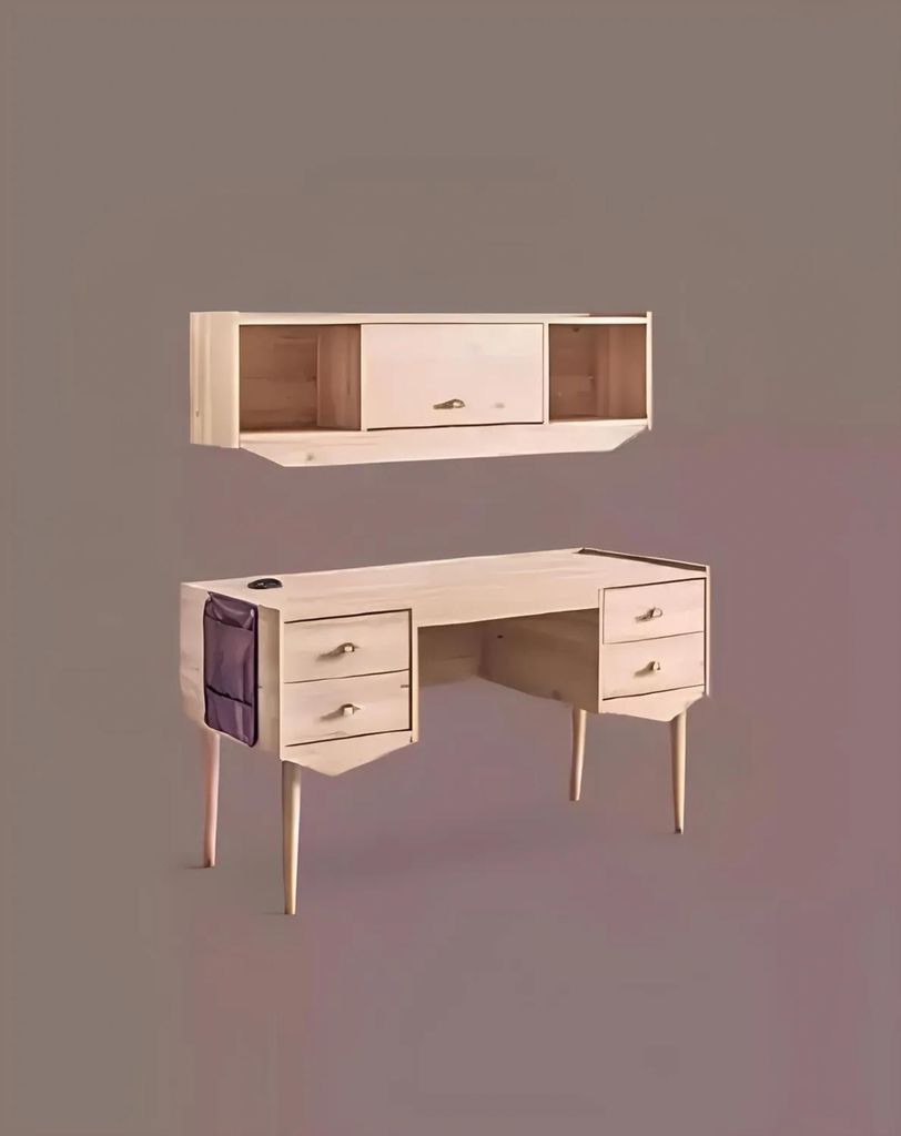 Sekretär Schreibtisch Tisch 134x60x77 Schreibtische Tische Möbel Holz Computer