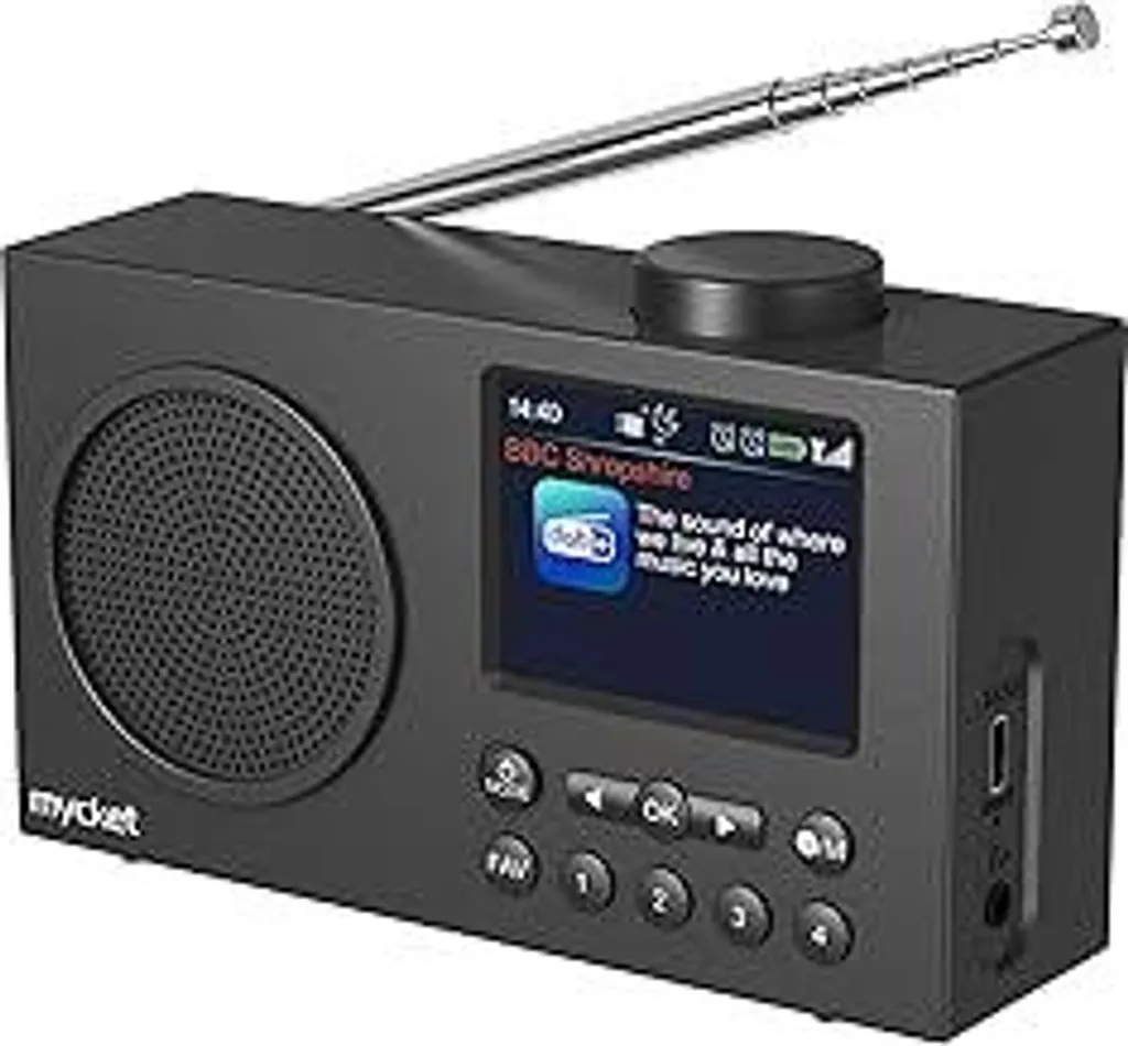 Radio Digitale Portatile DAB+ 2025: Bluetooth e Batteria Lunga Durata