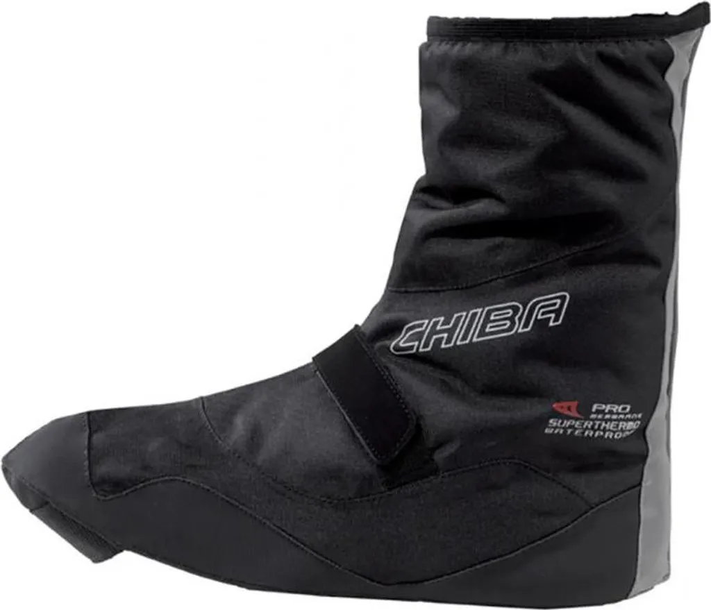 Couvre-chaussures Vélo Route Chiba Superthermo Noir S pour le Froid
