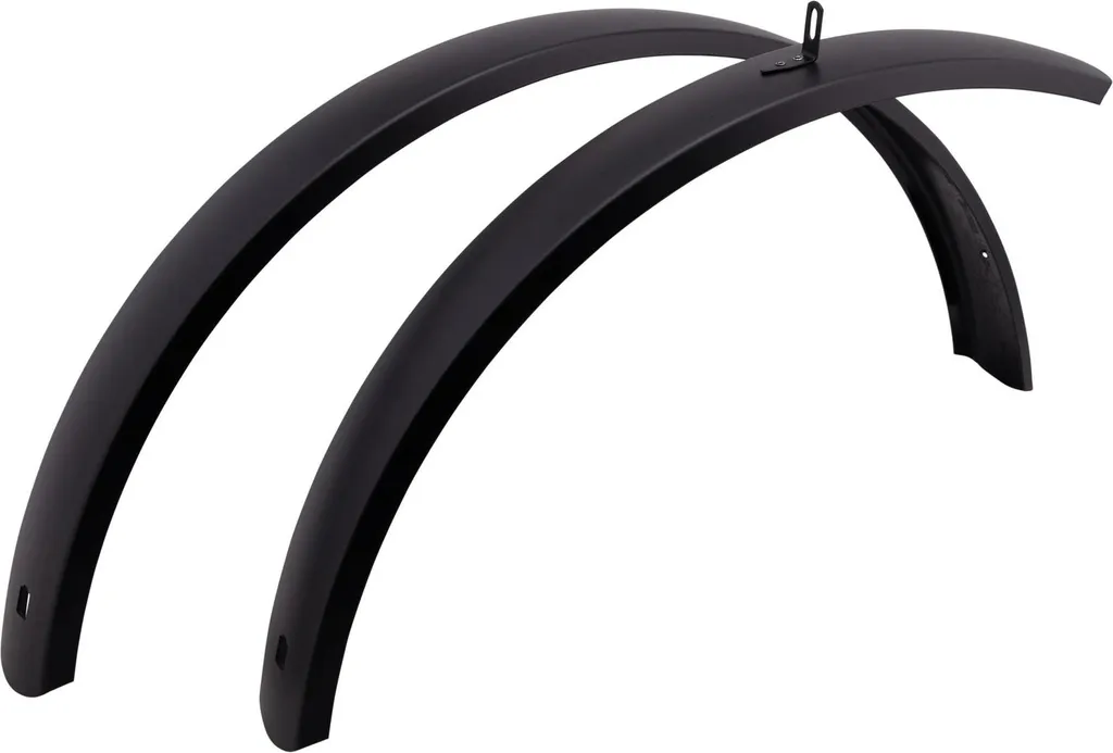 Garde-boue vélo 28 pouces SKS PET A 75 R noir mat avec bavette de protection