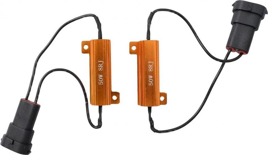 Glühbirnen Widerstände 50W 8RJ CanbusModule Anti Error Dashboard Adapter Canceller Set.
