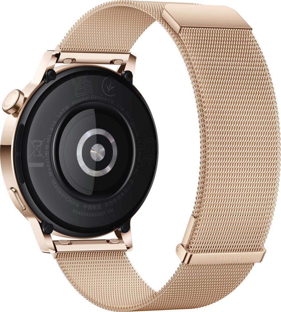 HUAWEI Watch GT3 (42mm) mit Milanesearmband light gold Produktbild 10
