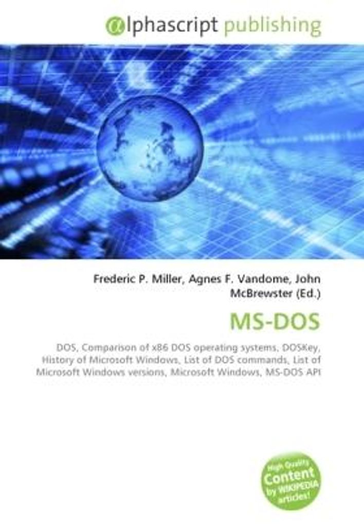 Ms-Dos Produktbild 