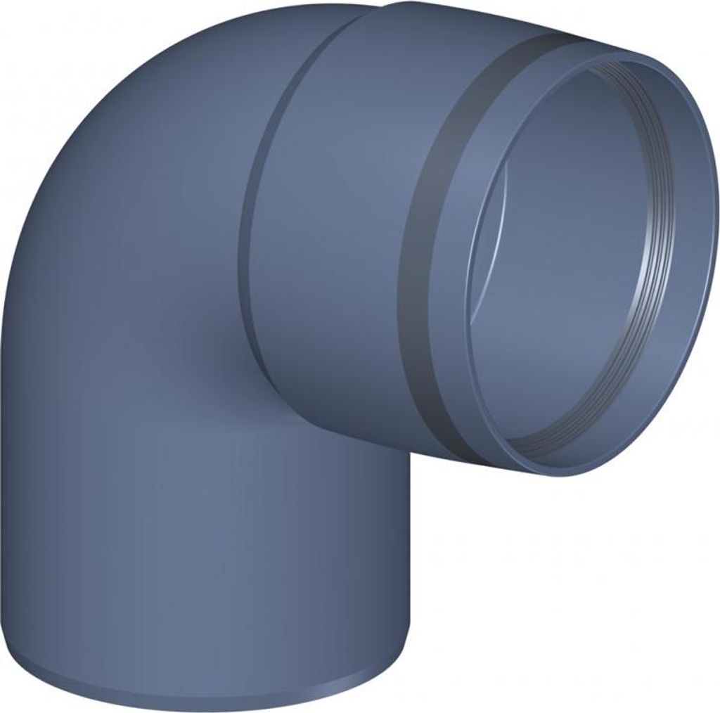 Poloplast POLO-KAL XS, Bogen, DN 90, 87, 1 pz. Immagine del prodotto 