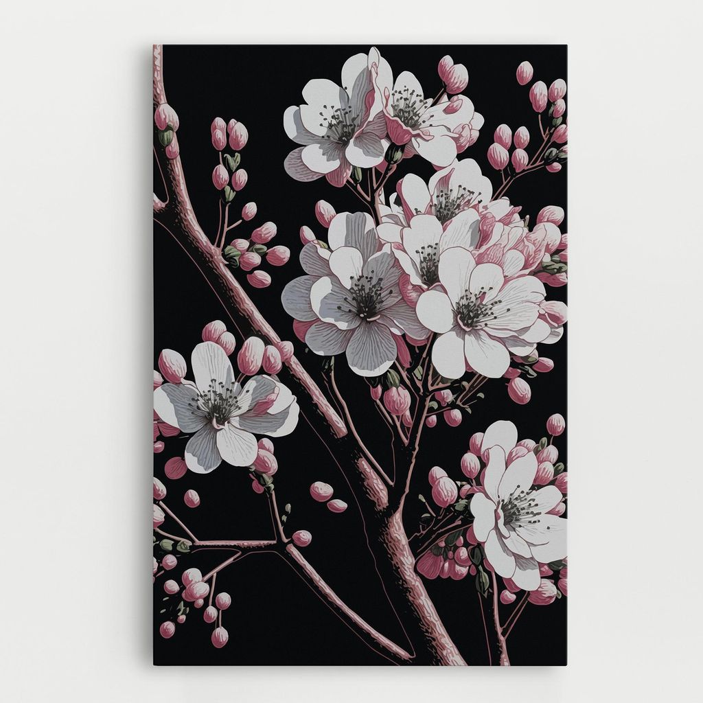 ARTHUB Leinwandbild 30x40 cm, Spring Flowers | Wohnzimmerdekoration, Hängende Bilder, Wanddekoration, Heimdekoration, Landschaften, Frühling