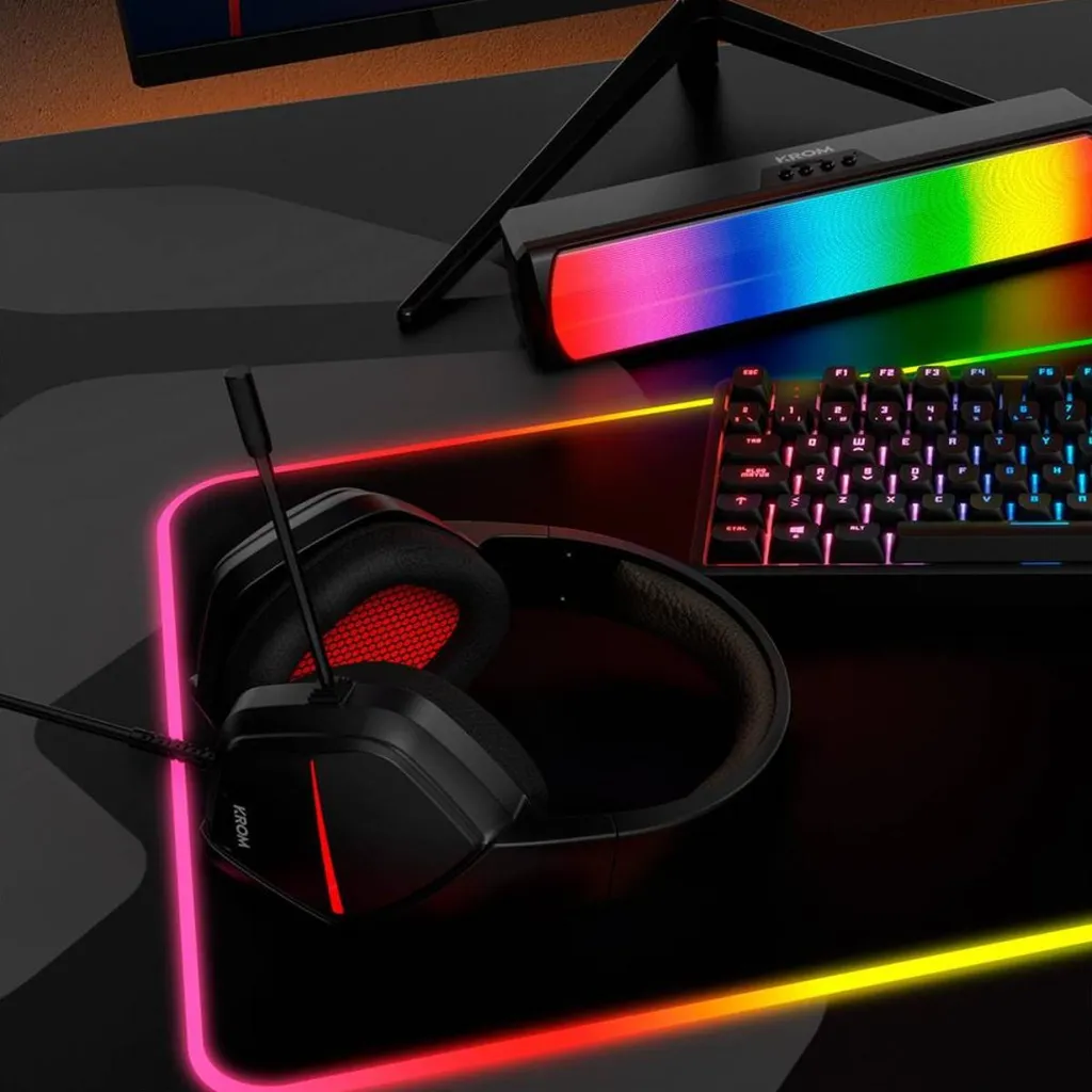Casque de jeu Krom Kopa Move 2.0 équipé d'un micro antibruit net