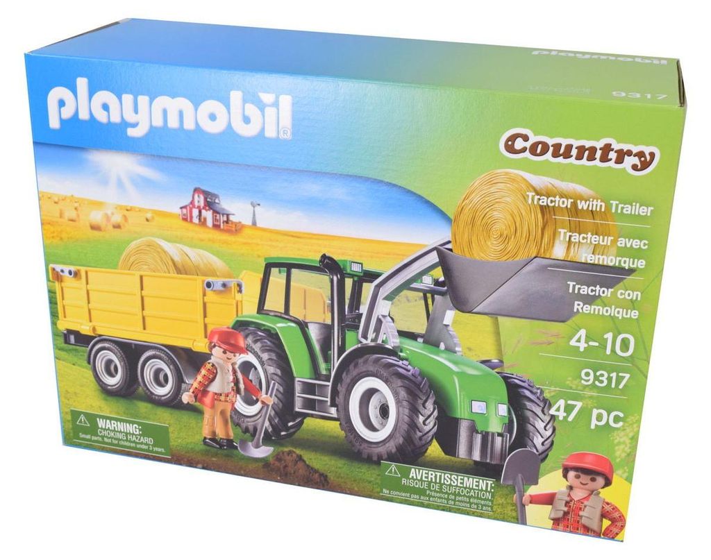 PLAYMOBIL Country Traktor mit Anhänger 9317 Produktbild 