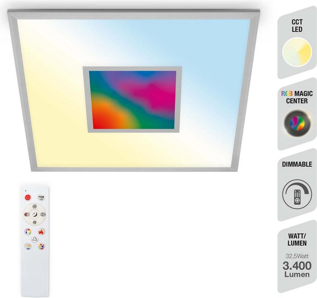 Deckenleuchte Telefunken LED 38W Panel Dimmbar CCT Produktbild 