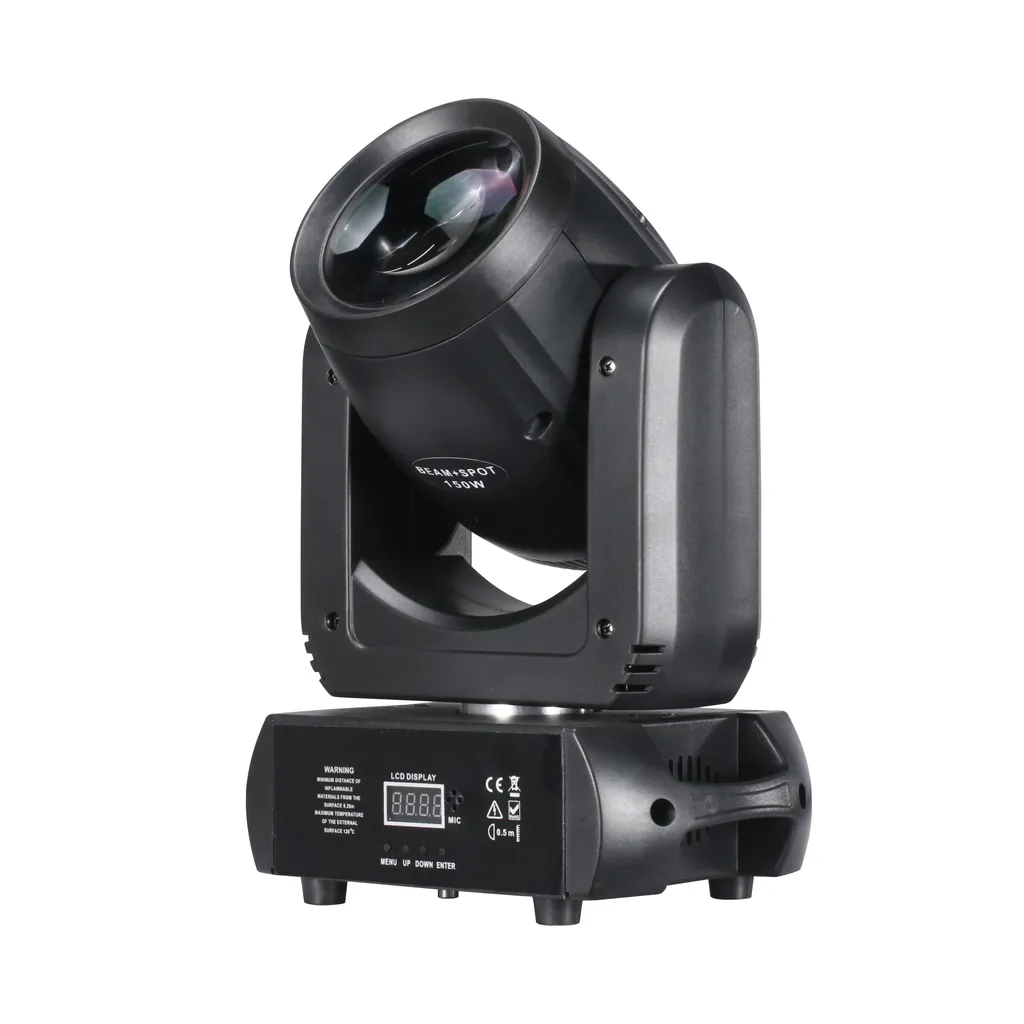 Lyre LED 150W pour Éclairage de Soirée DJ, Gobos et Couleurs Pro