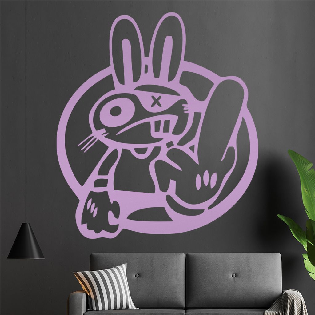 Drift Haase Fuck You Wandtattoo in 6 Größen - Wandaufkleber Wall Sticker - Dekoration, Küche, Wohnzimmer, Schlafzimmer, Badezimmer