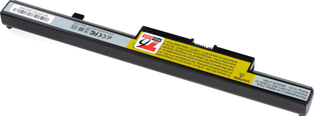Akku T6 Power Lenovo B40-30, B40-70, B50-30, N40-30, N50-30, N50-70, E50-80, 2600mAh, 38Wh, 4Zellen