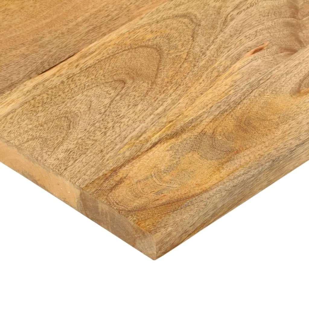 Piano del tavolo 110x40x2,5 cm rettangolare in legno massiccio di mango - 6