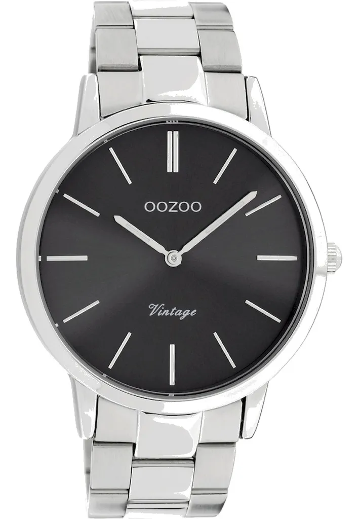 Montre Analogique pour Homme Argent Oozoo C20021 - Style Chic et Épuré