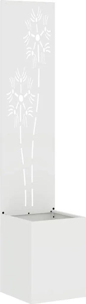 vidaXL Schermo Privacy Giardino Bianco Floreale 32x140 cm | Acquista Ora