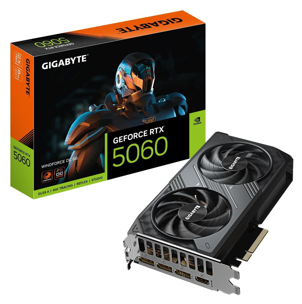 GIGABYTE GeForce RTX 5060 WINDFORCE OC 8G Carte Graphique - Image du produit 