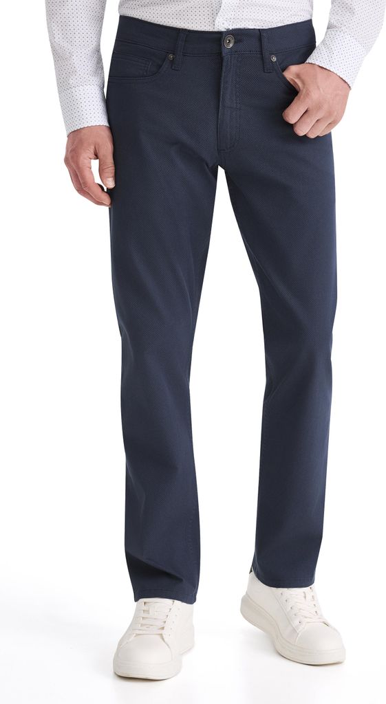 Stooker Men FRISCO PRINT Herren 5-Pocket-Jeans Straight Fit W42 / L30 navy minimal