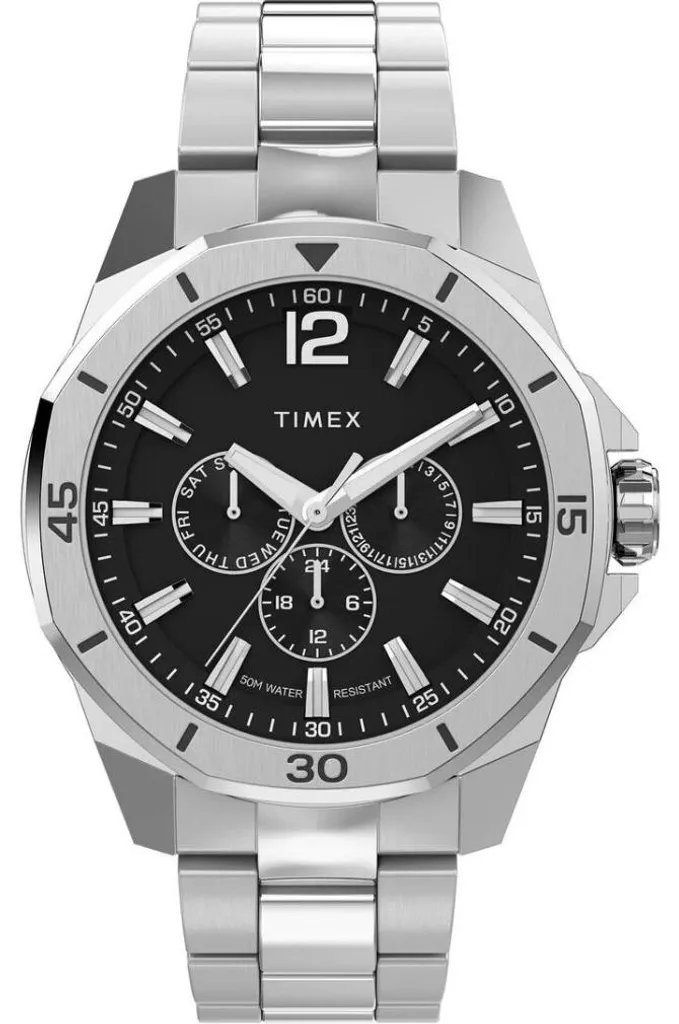 Montre Homme Es Avenue TW2W79900BR en Cuir Marron et Cadran Classique