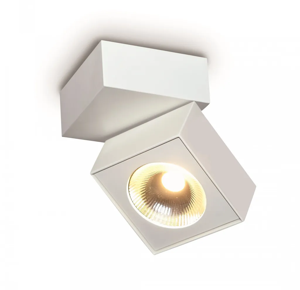 Projecteur LED carré ARTU Maxlight blanc 15W 1000lm en métal 10cm - 2