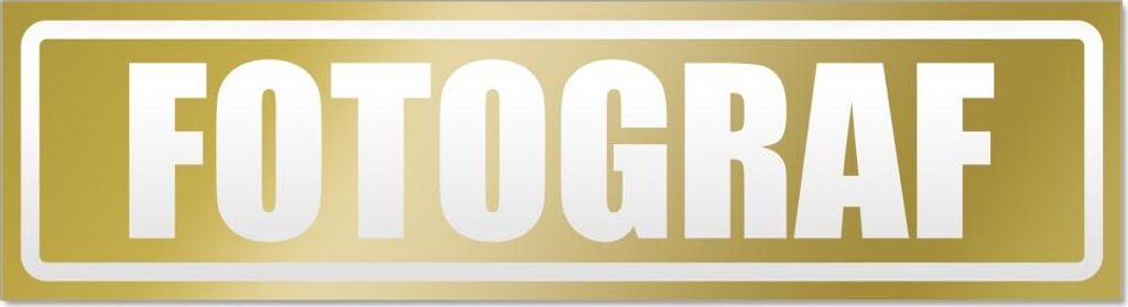 Fotograf invertiert Magnetschild Schild magnetisch