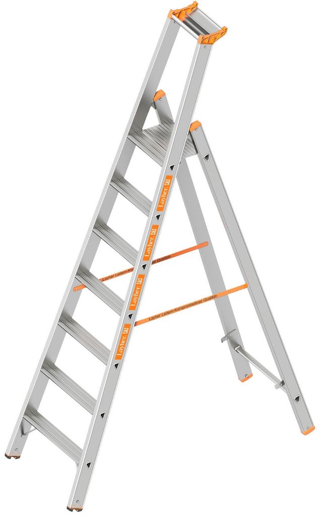 Layher Stufenstehleiter einseitig begehbar TOPIC 1064, 1064007