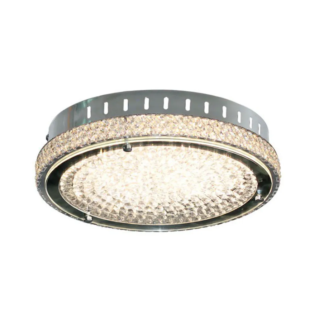 Italux Nino Plafoniera LED Cromata 17W - Design Classico Moderno
