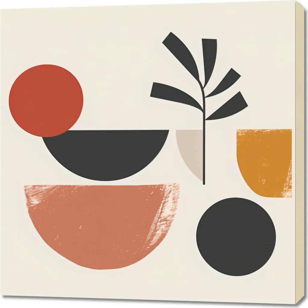 Quadro Moderno 90x90 Giardino di Wola | Luxury Wall Art per Living