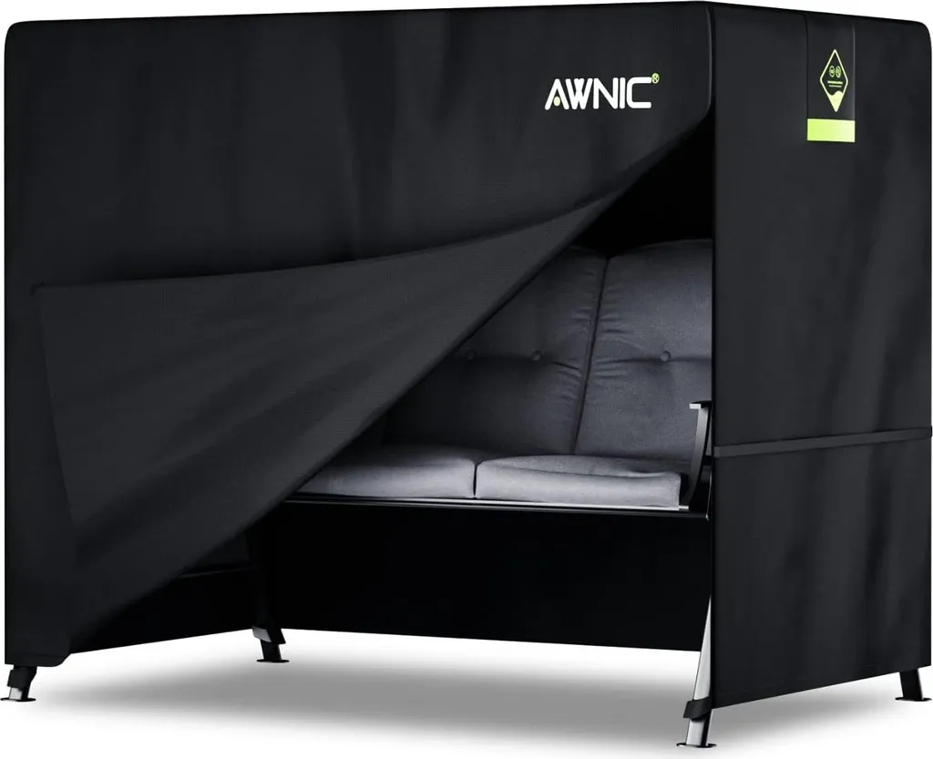 Housse balancelle imperméable anti-UV 210cm en tissu Oxford renforcé