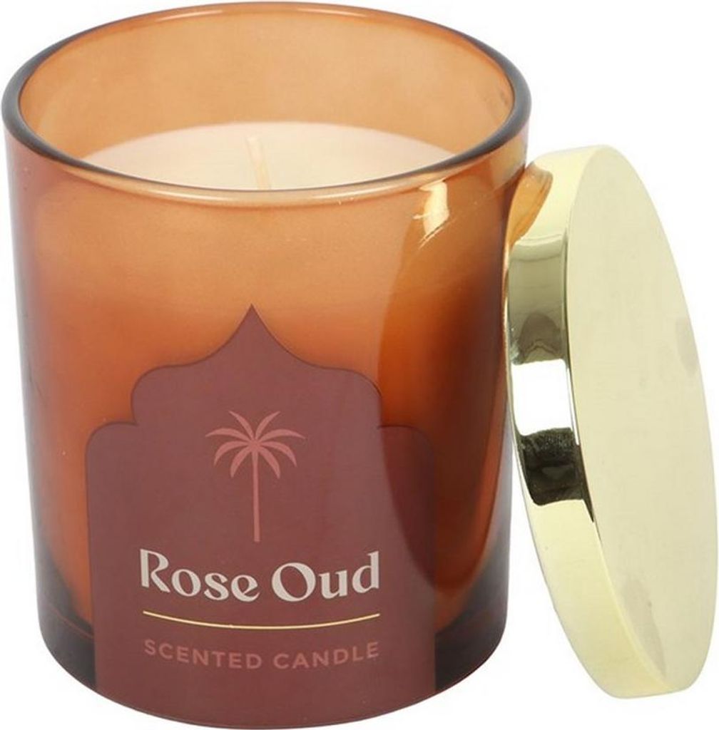 Something Different - "Arabian Nights" Duftkerze, Rose Oud SD10867 (Einheitsgröße) (Braun/Gold)